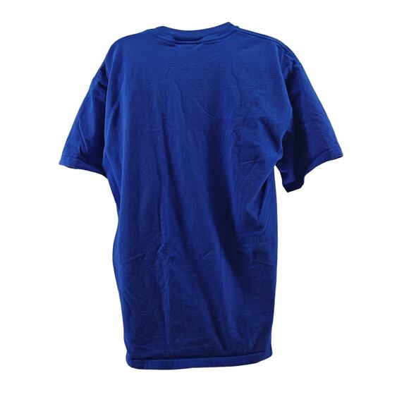 Vintage Gold Basics Label  Goonies Royal Blue T-Shirt Large Unisex - Picture 3 of 3